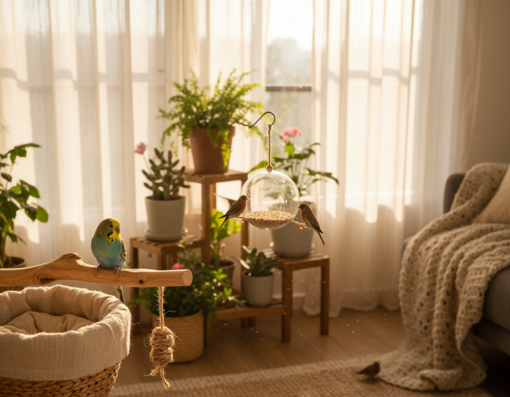 How to Build Comfortable Resting Spots for Small Birds in Compact Apartment Spaces