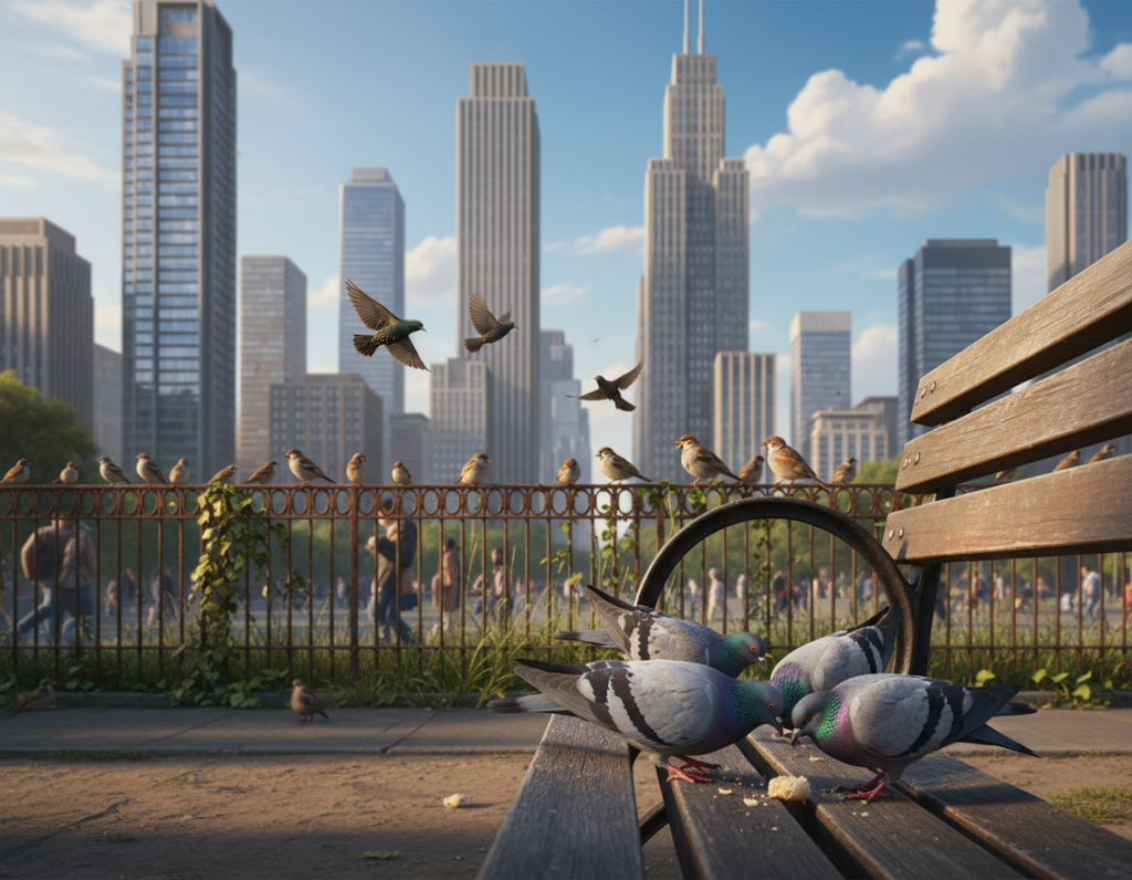 How to Understand Feeding, Resting, and Flight Patterns of Common City Birds