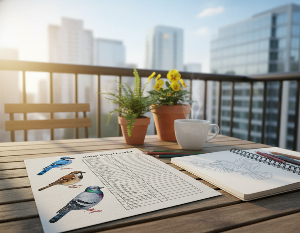 How to Create a Personal Urban Species Checklist From Daily Balcony Observations